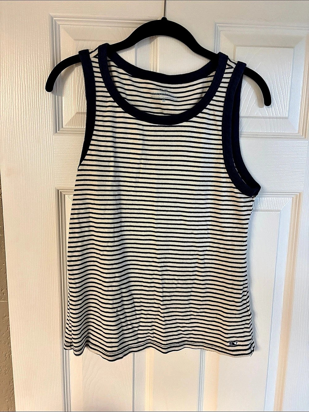 Vineyard Vines Striped Tank Top in Blue & White